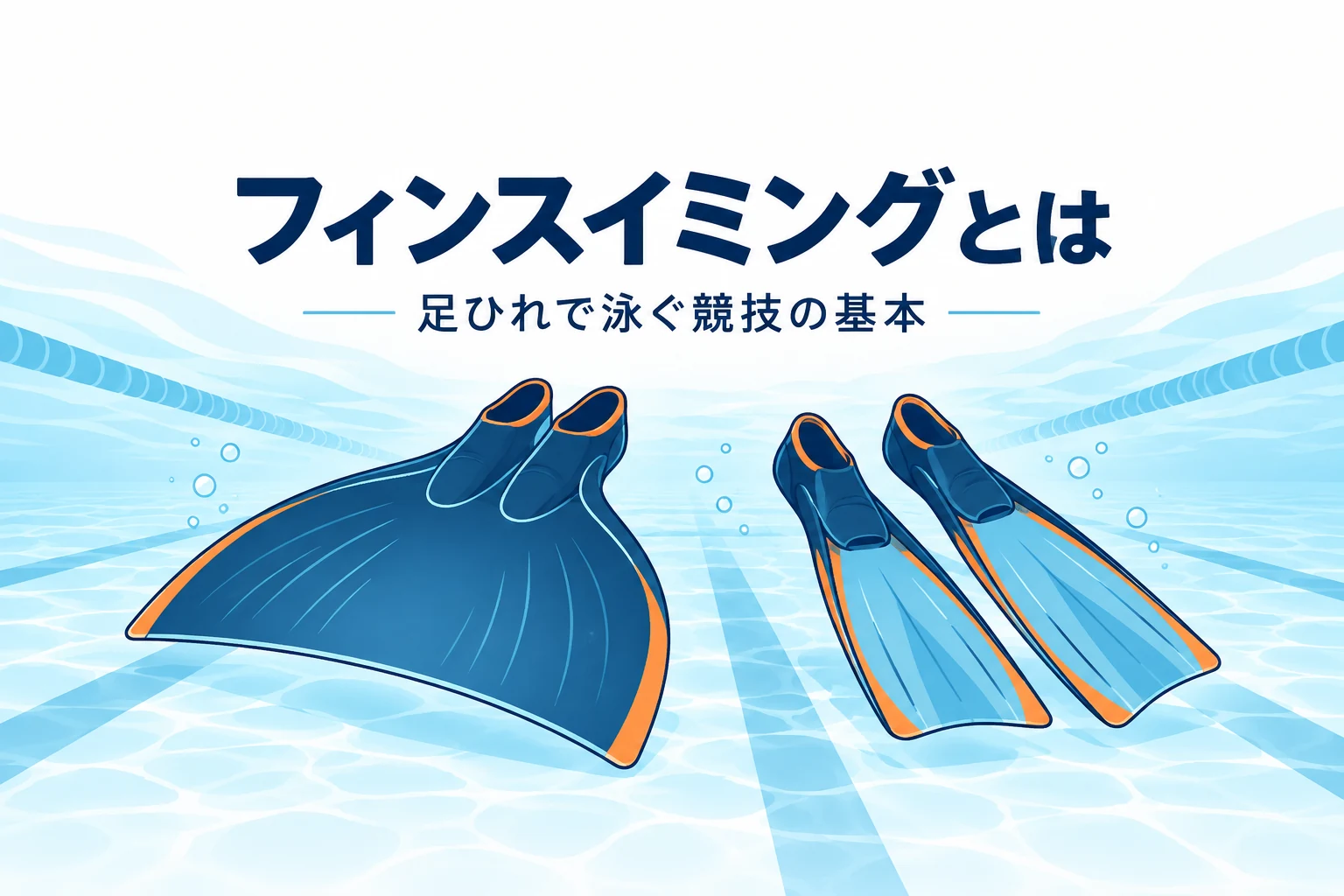 フィンスイミングとは?足ヒレの種類・4つの種目と始め方