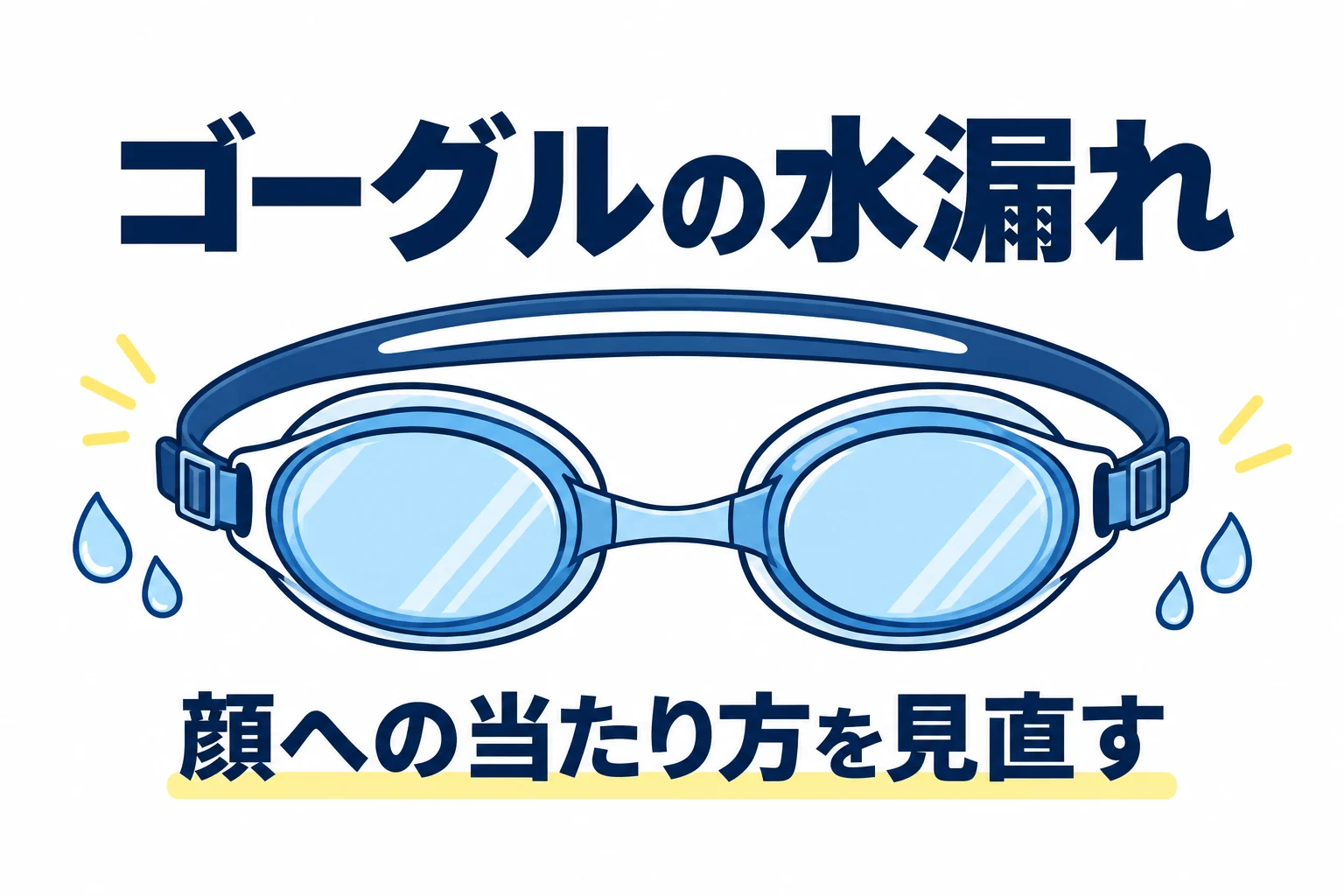 ゴーグルに水が入る原因は？鼻ベルトとフィット感の調整方法