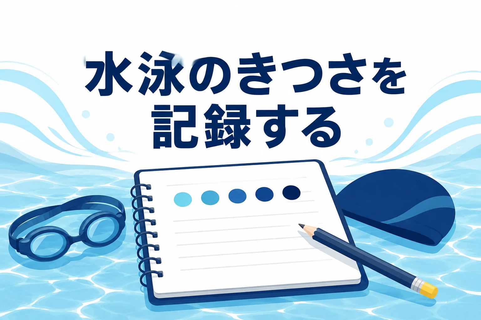 水泳のRPEとは？練習のきつさをタイムと一緒に記録する方法
