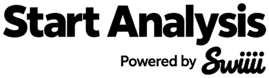 Start Analysis ロゴ（Black（明るい背景））