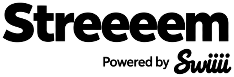 Streeeem ロゴ（Black（明るい背景））